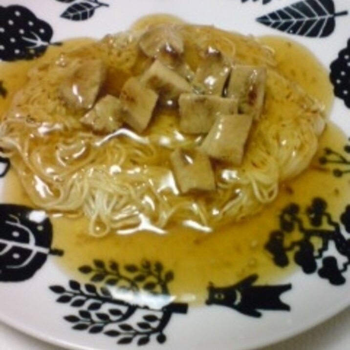 豚肉のあんかけ素麺